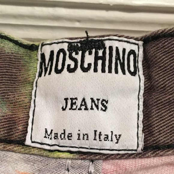MOSCHINO JEANS Vintage Orchid Tropical Floral Pant - Picture 2 of 7